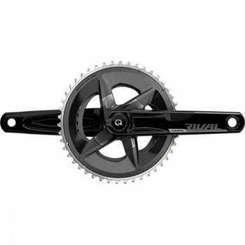 Guarnitura SRAM Quarq Rival AXS 175mm 48-35T con Misuratore di Potenza, Senza Movimento Centrale DUB - 1 - Guarnitura - 07108458