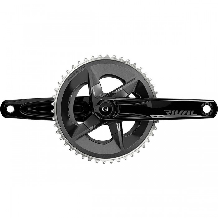 Guarnitura SRAM Quarq Rival AXS 175mm 48-35T con Misuratore di Potenza, Senza Movimento Centrale DUB - 1 - Guarnitura - 07108458