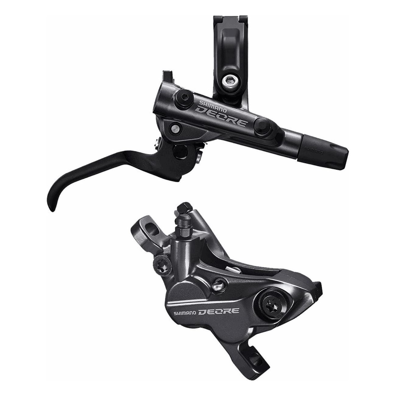 Kit de Freno Hidráulico Trasero Shimano Deore M6100 con 4 Pistones - 1