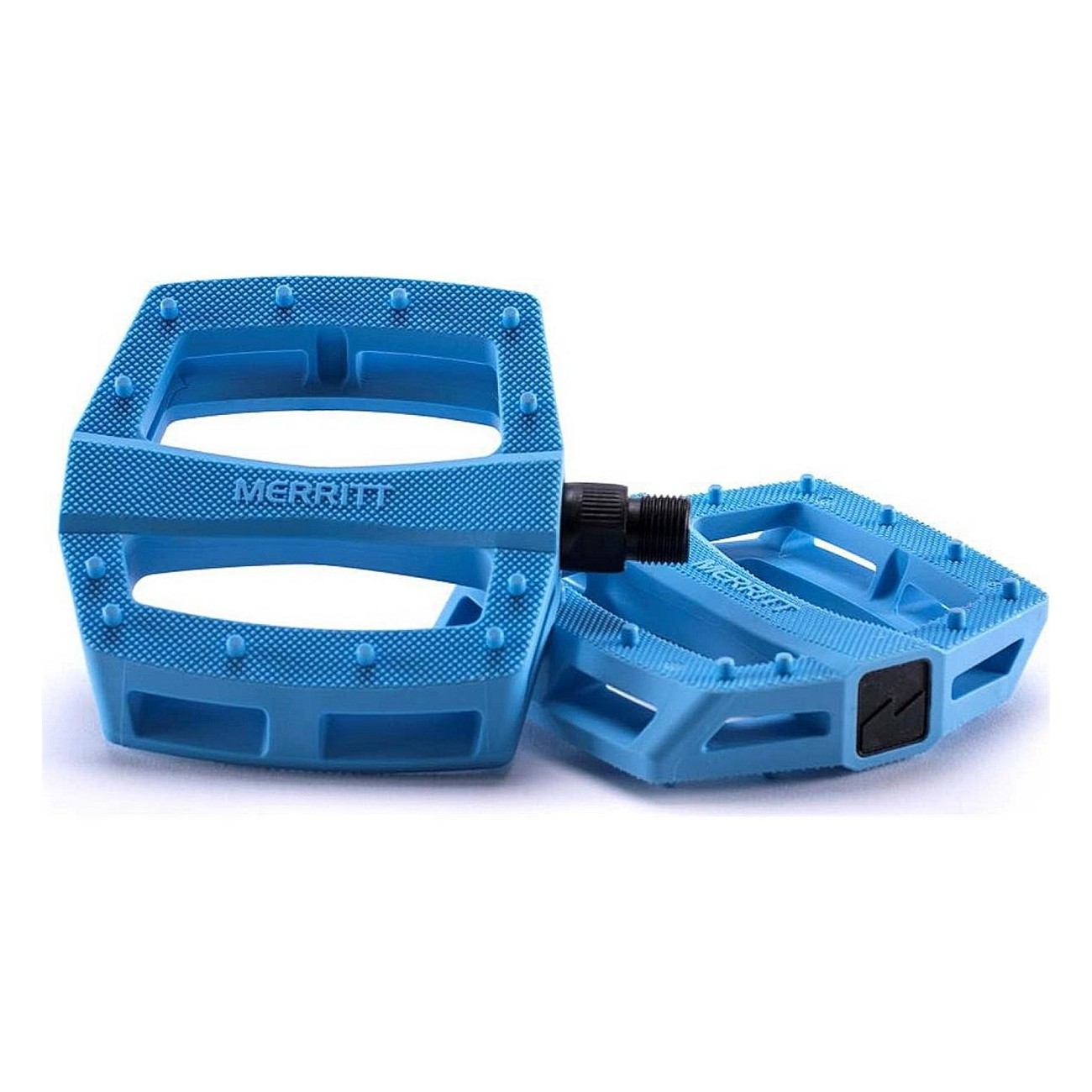 Merritt P1 Tar Heel Blue BMX Pedals in Nylon and Fiberglass - 1