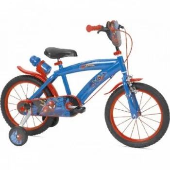 Bicicleta para Niños 16 Pulgadas Spiderman - Diseño Seguro y Divertido - 1