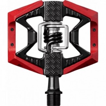 Pedali Crankbrothers Double Shot 3 Rosso/Nero - Dual Function per MTB e Città - 2 - Pedali - 0641300161109