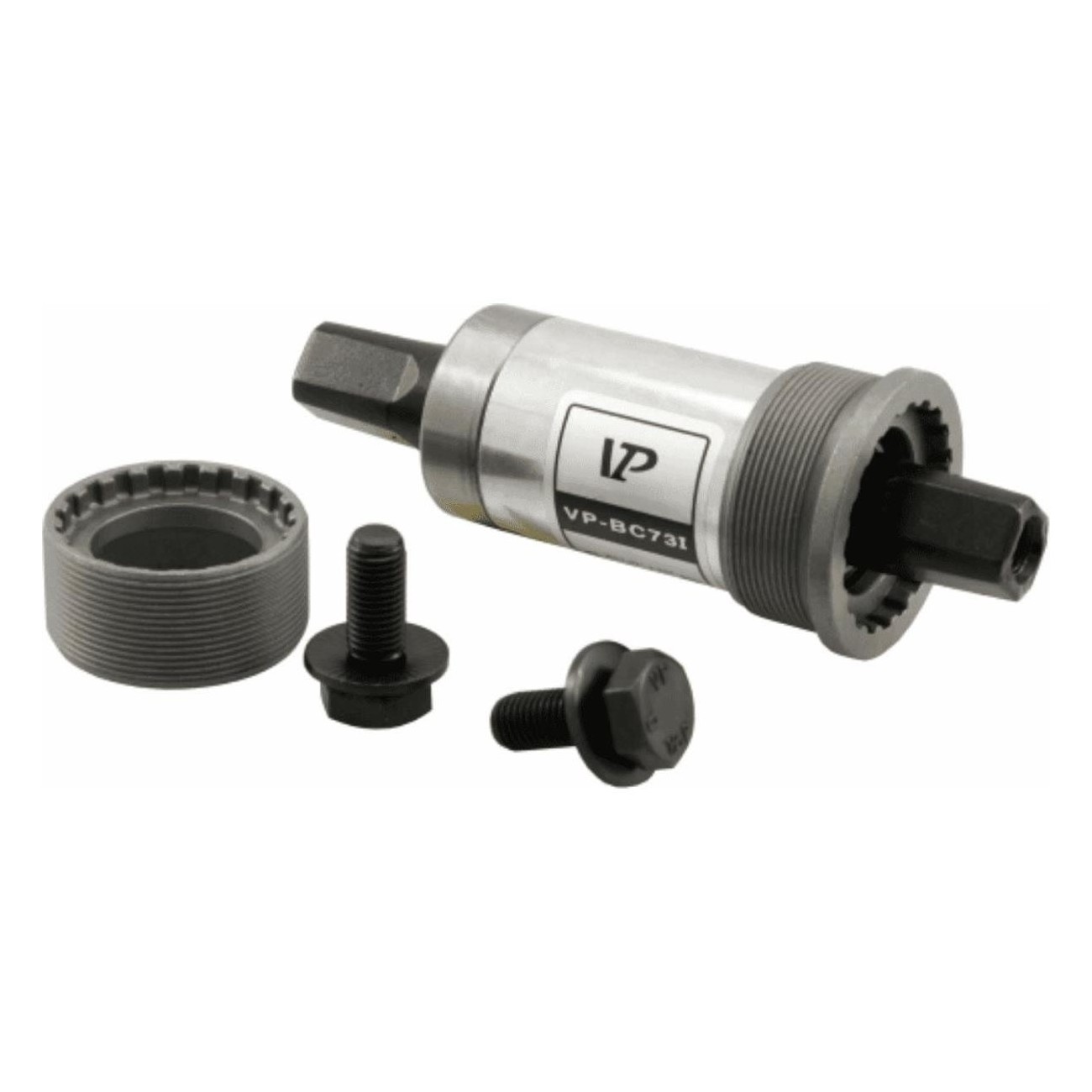 BSA Steel Bottom Bracket with Square Axle 34.8x68mm and Threaded Bearings - 1