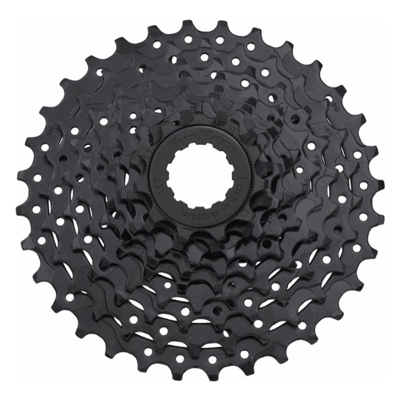 Cassetta MTB 9V 11-36 Denti in Acciaio Nero Compatibile Shimano, 370g - SUNRACE - 1 - Cassette - 4710944258868