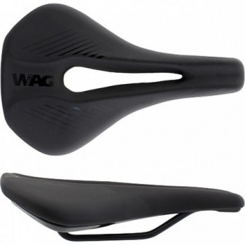 Selle Race Short Wide avec Trou Central - Noir, Performance Unisexe pour Cyclisme - 1