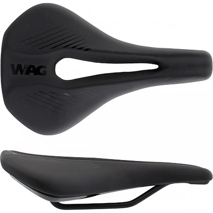 Race Short Wide Saddle with Central Hole - Black, Unisex Performance Cycling - 1