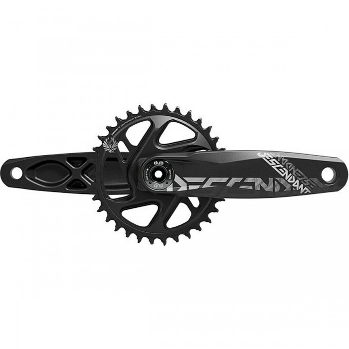 Truvativ Descendant DH Crankset 170mm 34T DUB for Freeride, No Bottom Bracket - 1