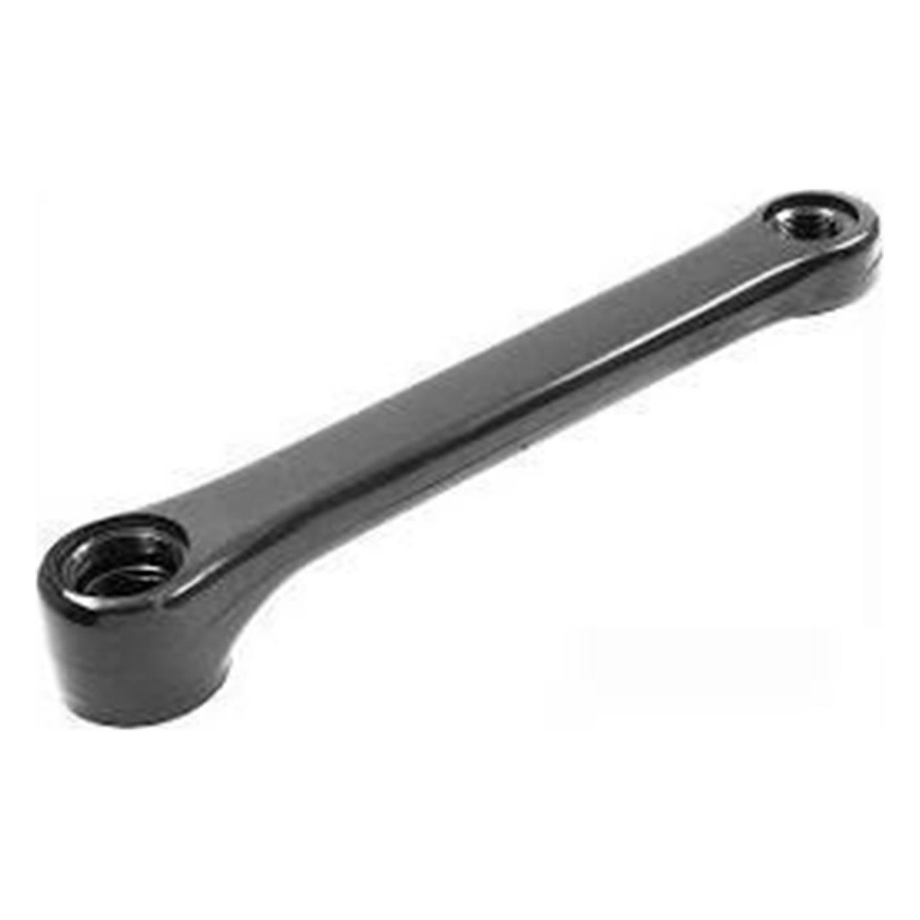 Manivelle Gauche en Acier 170 mm Noir avec Axe Carré Ofmega pour Vélo - 1