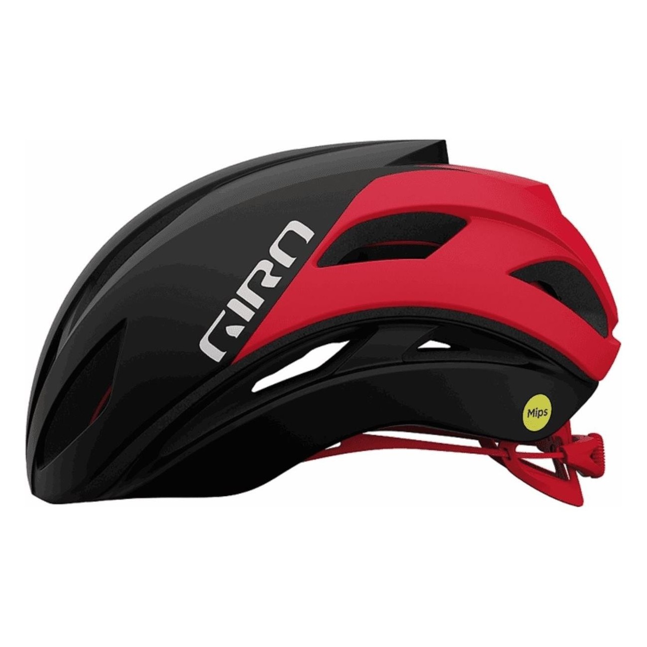 Casco da Strada Aerodinamico Eclipse Spherical Nero/Bianco/Rosso, Taglia 55-59 cm, con Tecnologia Spherical™ e Ventilazione Effi