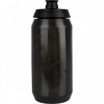 M-Wave PBO 550 ml Plastic Water Bottle Black and Transparent - 3