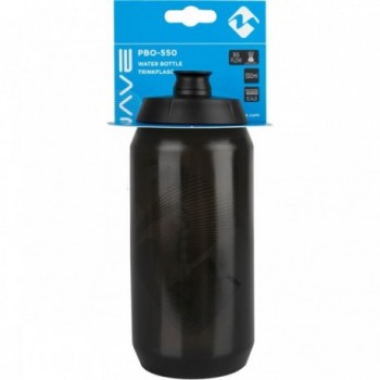 M-Wave PBO 550 ml Plastic Water Bottle Black and Transparent - 4