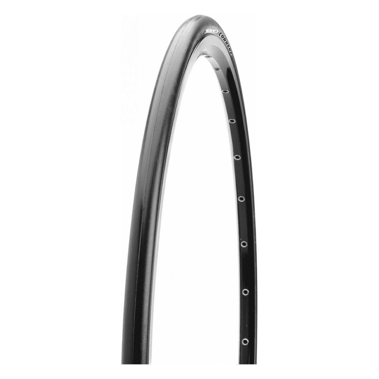 Cubierta Plegable de Ciclismo 700x25 Negra, 120 TPI, Antipinchazos, Ligera y Resistente - 2