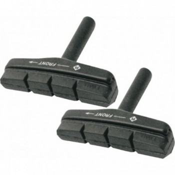 Cyclocross Cantilever Brake Pads 54mm Black Aluminum ASHIMA - 1