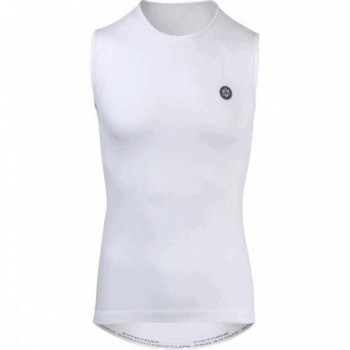 Unisex Sleeveless Base Layer XS White Breathable High-Quality Comfort - 1