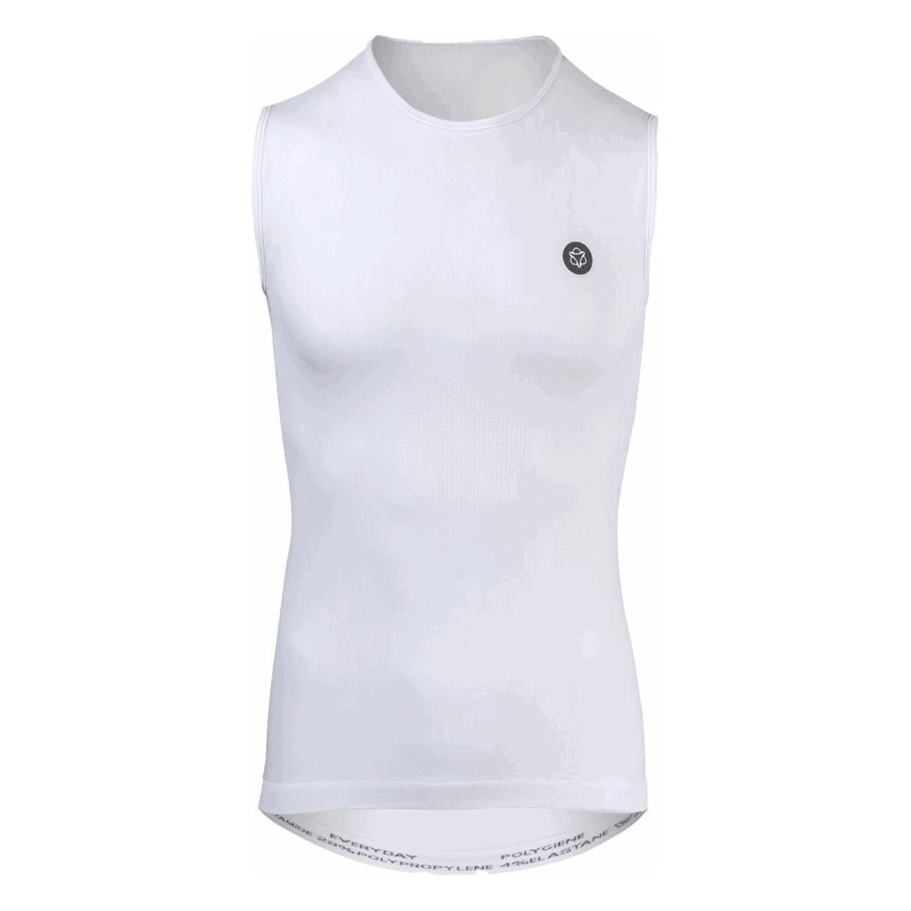 Unisex Sleeveless Base Layer XS White Breathable High-Quality Comfort - 1