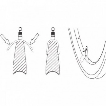 Adhesivo Antivibración Transparente para Válvulas Presta en Ruedas de Carbono MVTEK - 1