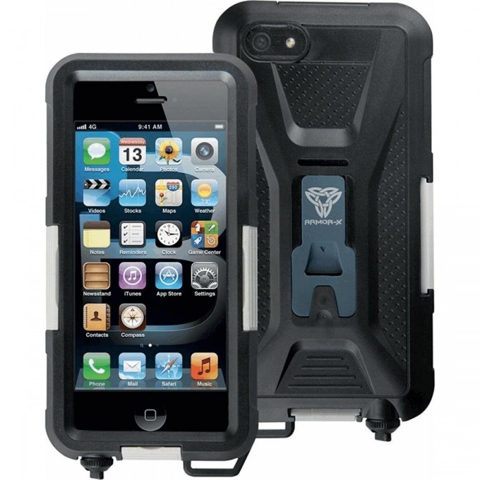 Coque Armor X pour iPhone 4/5/5s/5c avec Attache Blanche - Protection Élégante - 1