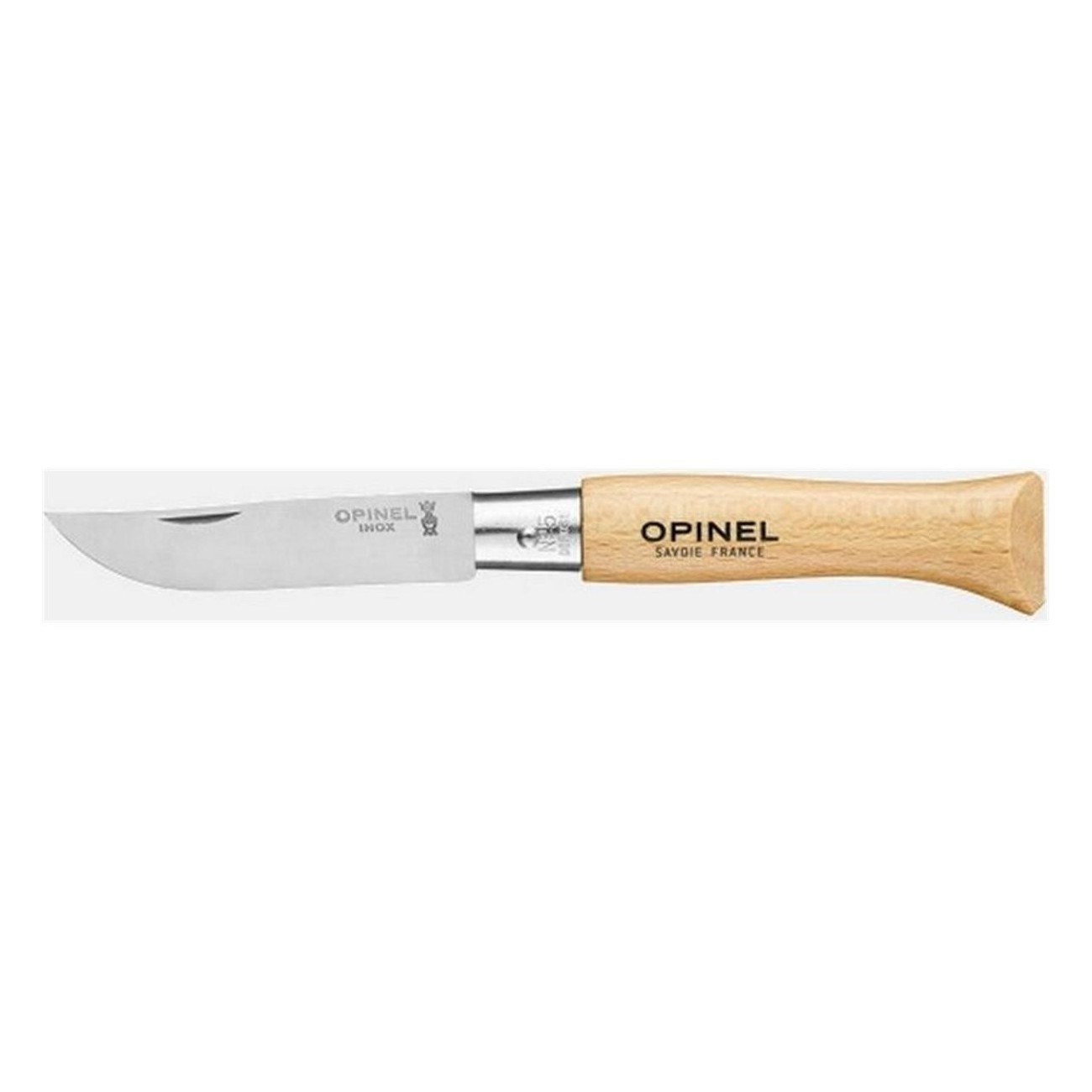 Set of 12 Opinel Viroblock N.5 Inox Knives with 6 cm Blade - 1