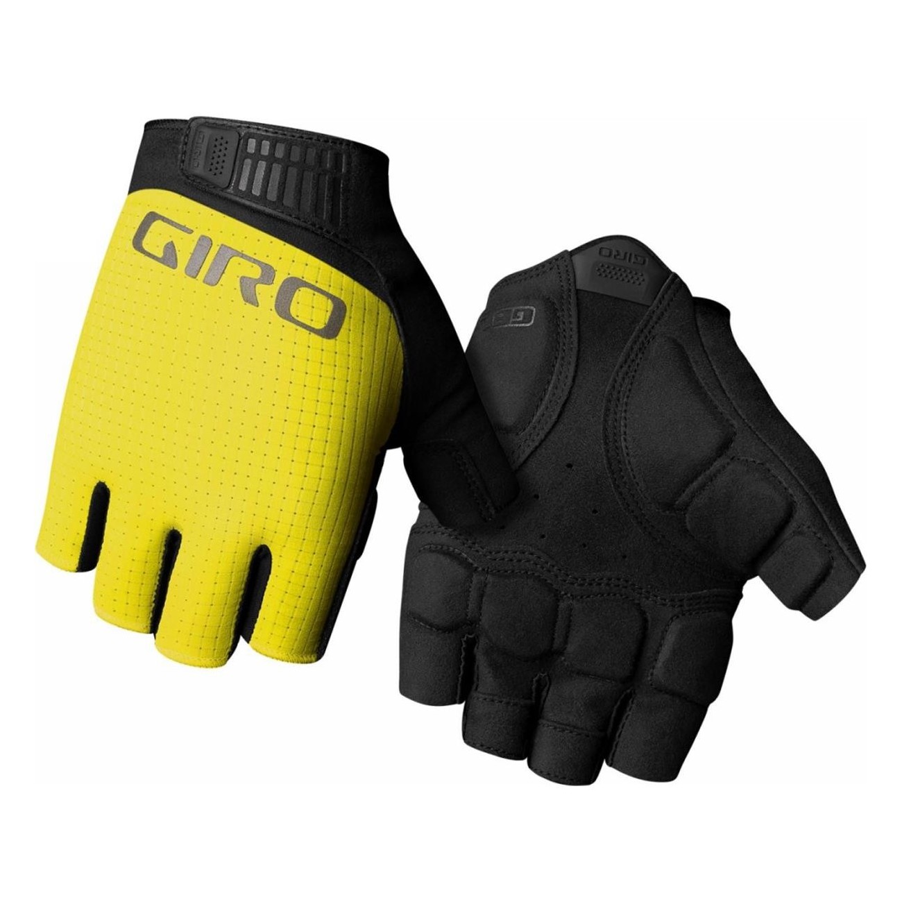 Gants d'été Bravo Gel II Jaune Fluo/Noir XXL avec coussinets en gel - 1