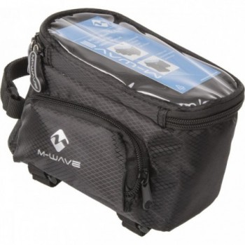 Bolsa para Tubo Superior Bici M-Wave Rotterdam Top SB 2.3L con Scomparto Táctil - 1