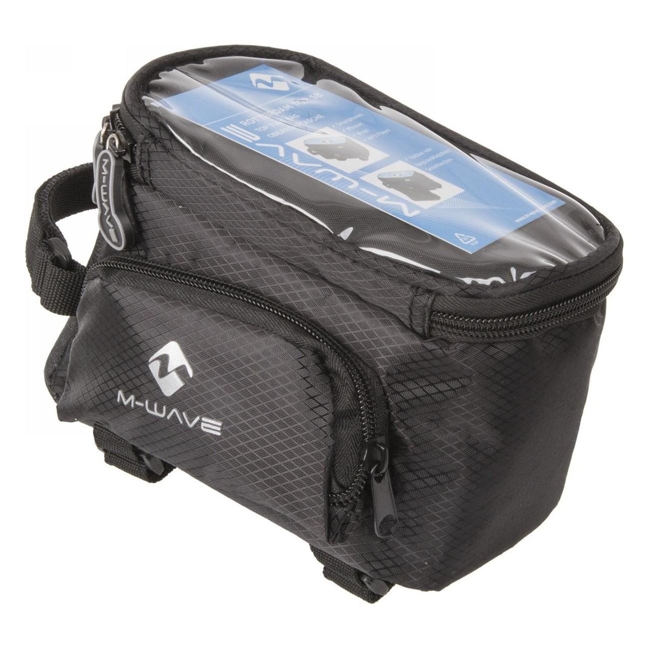 Bolsa para Tubo Superior Bici M-Wave Rotterdam Top SB 2.3L con Scomparto Táctil - 1