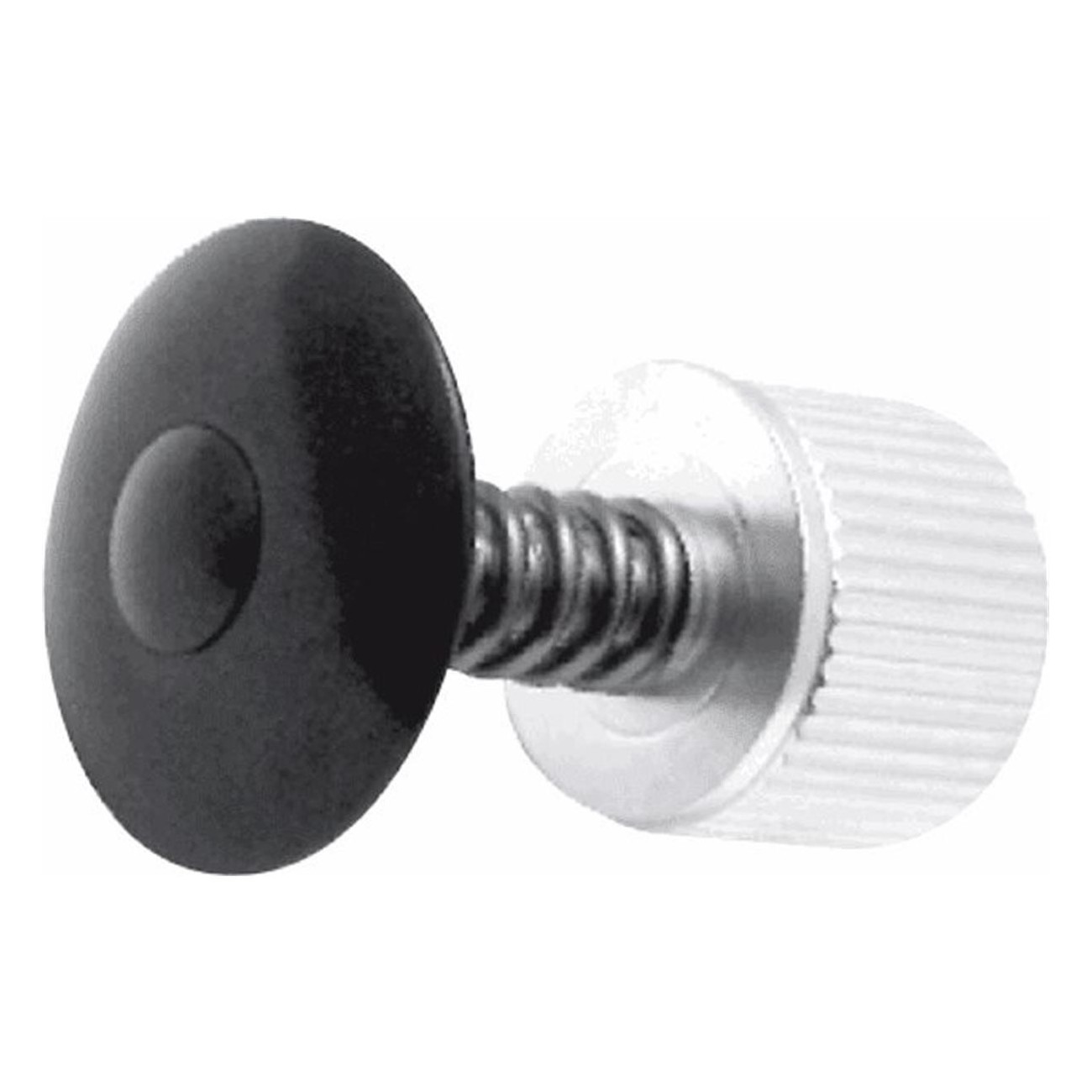 Bouchon de Serrage de Direction XON en Aluminium Noir 31,8mm avec Vis M6x30mm - 1