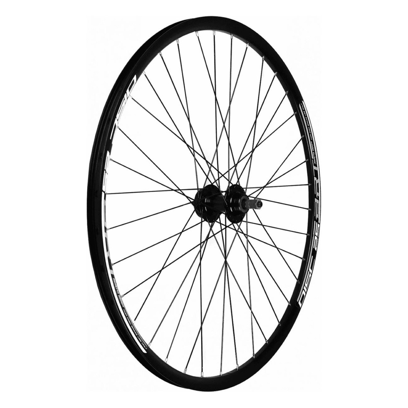 Ruota Posteriore MTB 27.5' in Alluminio con Disco 6 Fori, Filetto 7/8V - 1 - Ruote complete - 8053329964081