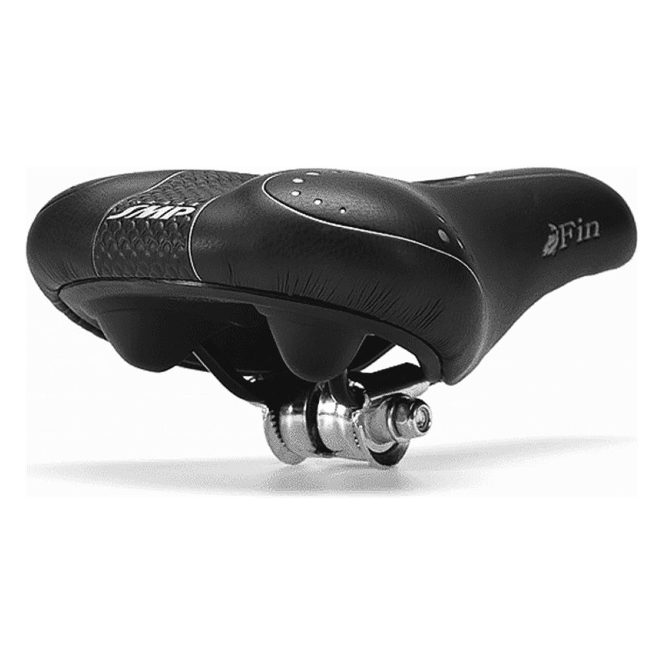 Selle Citybike Homme Noire en SKAI 275x191 mm, 506 g - Confort et Style - 2