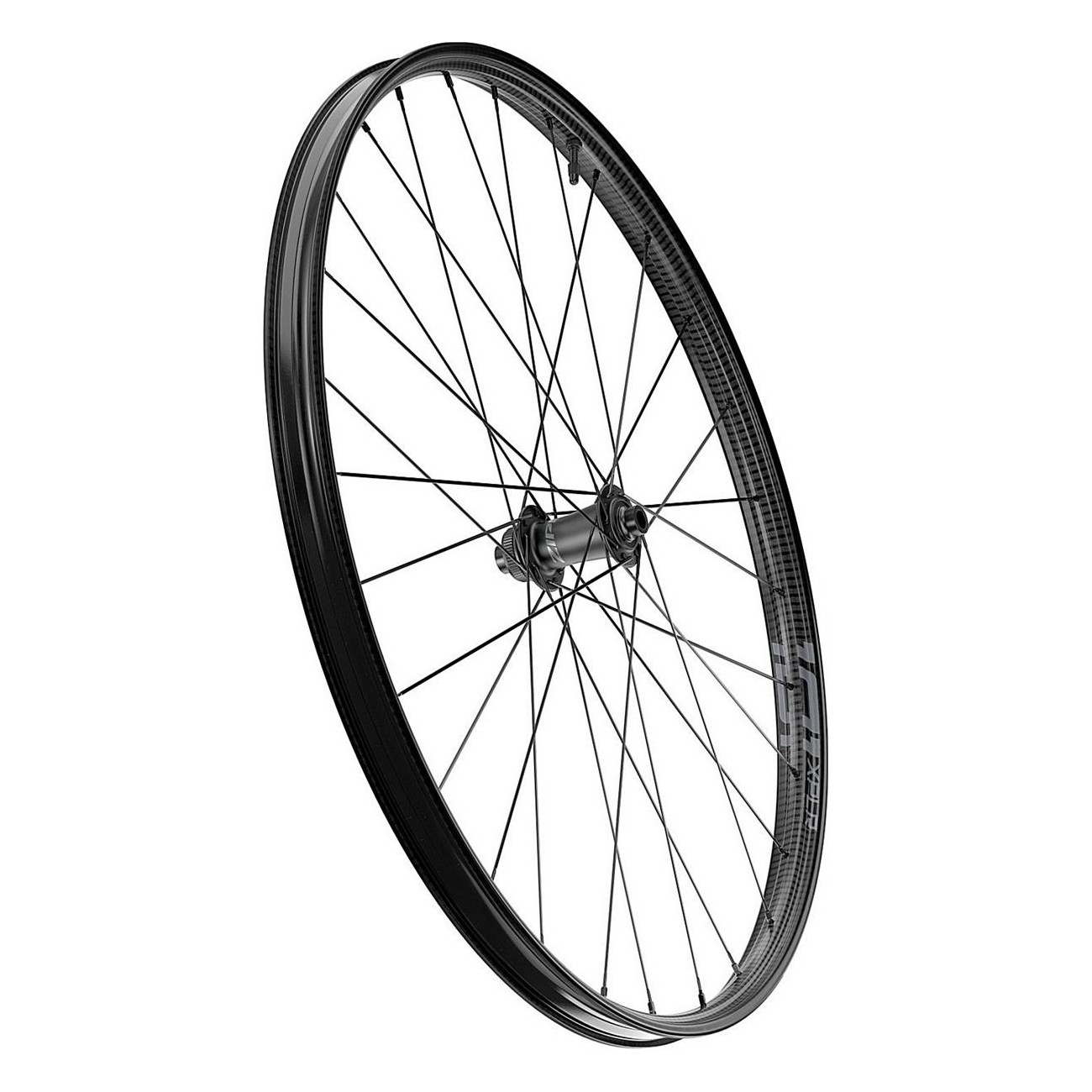 Ruota Anteriore Tubeless Zipp 101 XPLR Disc 650b Nero per Gravel - 2 - Ruote complete - 0710845866623