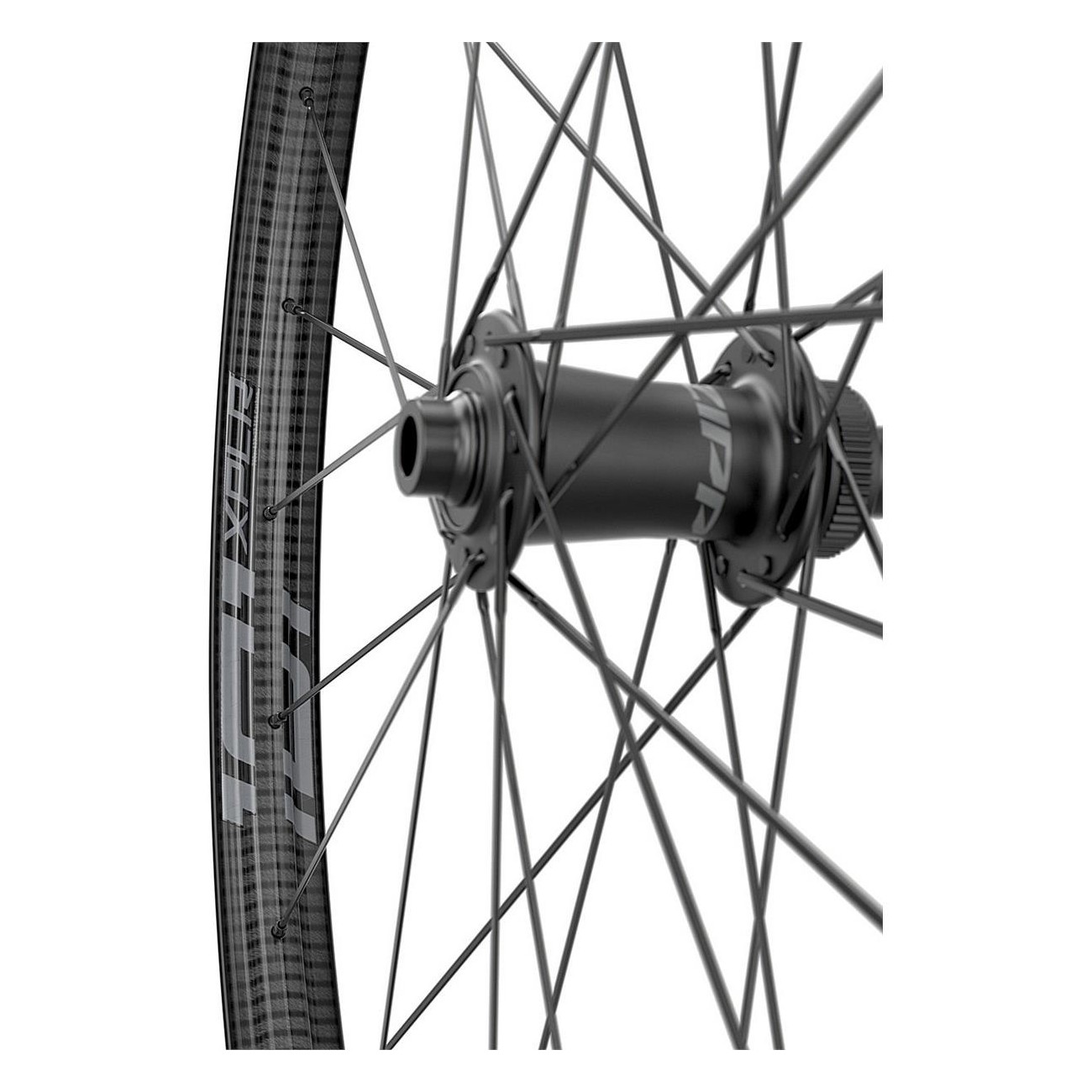 Roues Avant Tubeless Zipp 101 XPLR Disc 650b Noir pour Gravel - 4