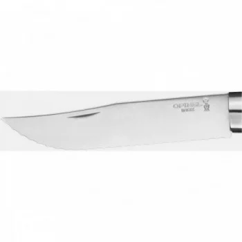 Opinel N.12 Knife with Serrated Stainless Steel Blade, Beechwood Handle - 2