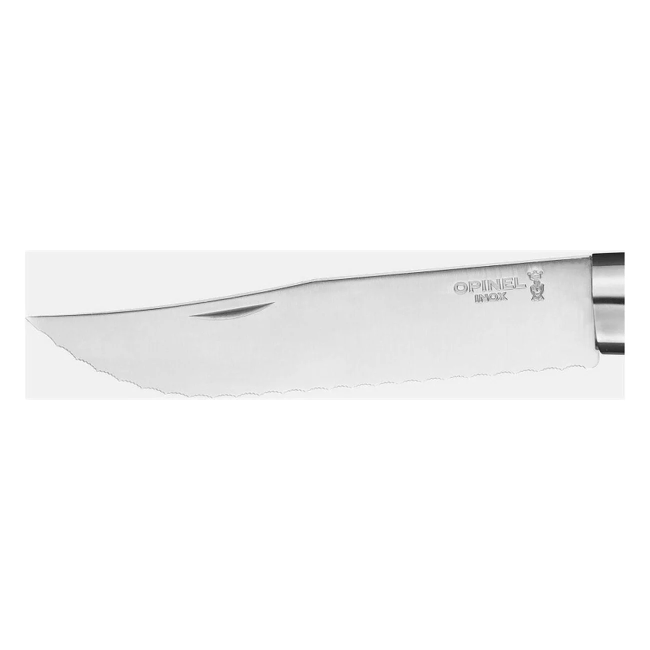 Opinel N.12 Knife with Serrated Stainless Steel Blade, Beechwood Handle - 2