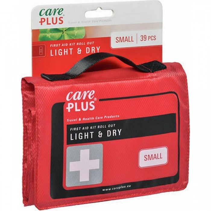 Care Plus Compact First Aid Kit Roll Out Small - Lightweight & Complete for Travel - 1