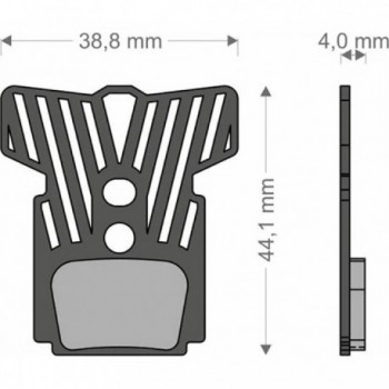 Lightech Bremsbeläge für T1, R1, Mega, RX und Cura Formula - 1