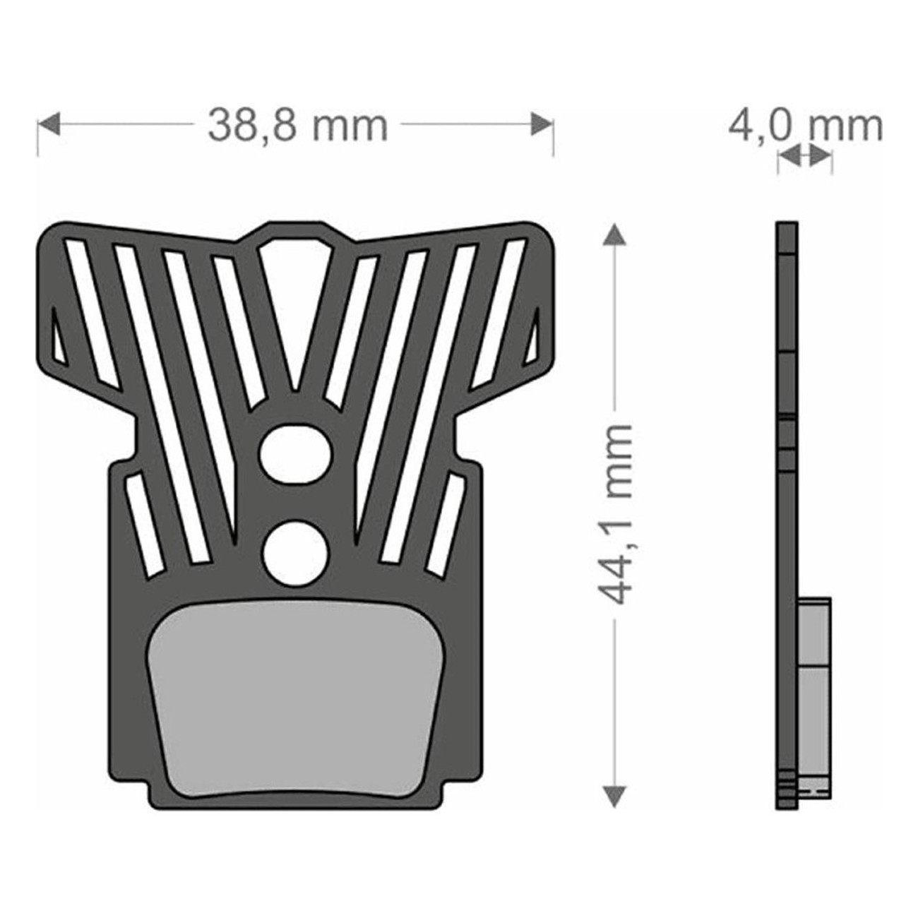 Lightech Brake Pads for T1, R1, Mega, RX and Cura Formula Systems - 1