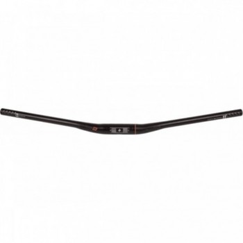 MTB Low Riser Handlebar 780mm Aluminum AL6061 T6 Black, 35mm Diameter, 15mm Rise - 1