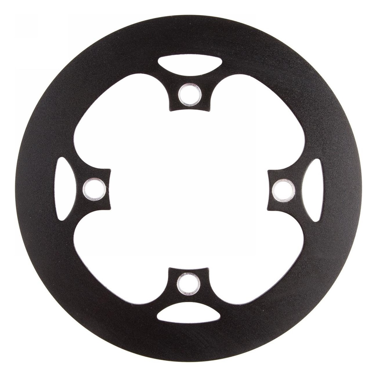 Black Anodized Aluminum Chain Guard 104mm 46T for Bolt Circle - 1