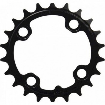 Kettenblatt MTB 42T 104 mm aus mattschwarzem Stahl für Mountainbike - 1