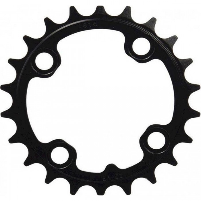 42T 104mm Matte Black Steel Chainring for Mountain Bike - 1