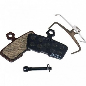 SRAM Avid Code/Guide RE Organic Brake Pads with Spring and Pin - 1