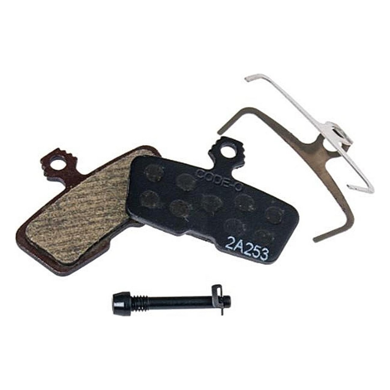 SRAM Avid Code/Guide RE Organic Brake Pads with Spring and Pin - 1