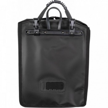 Borsa Laterale Impermeabile M-Wave Edmonton 16L per Bici, 26x13x47 cm, Nero, con Chiusura a Rotolo e Tracolla Regolabile - 4 - B