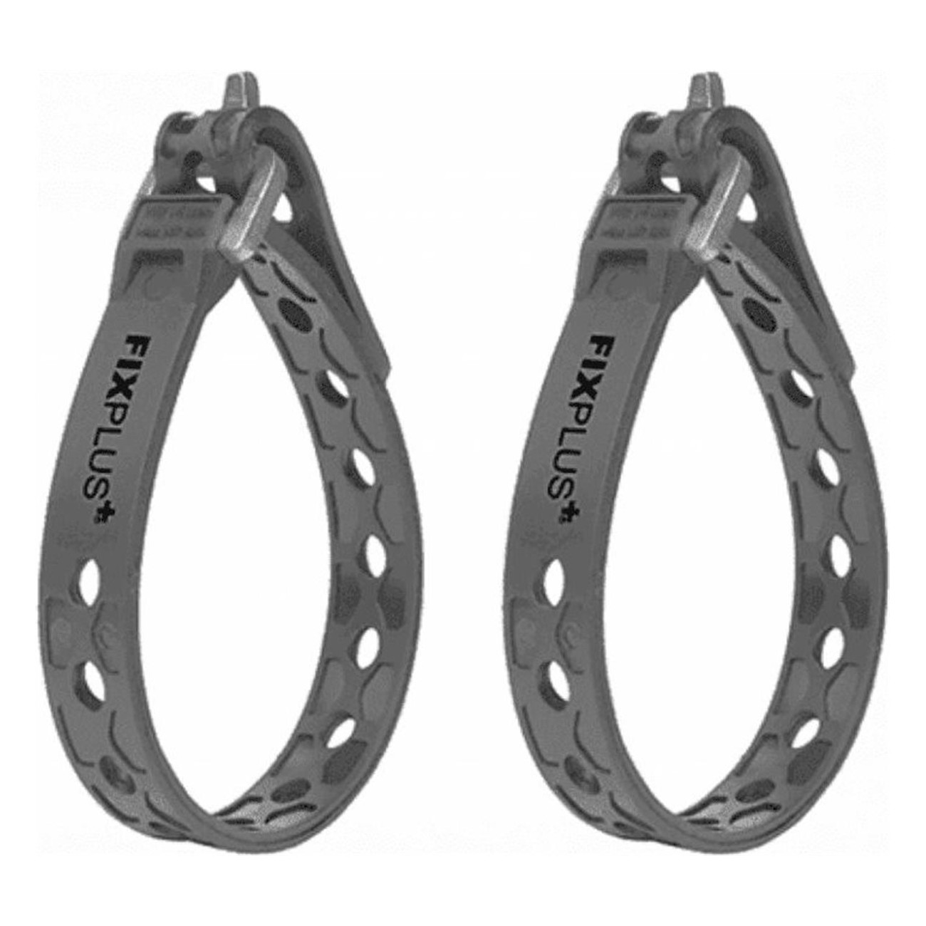 Fixplus 23 cm Gray TPU Straps - 2 Pieces, 65 kg Resistance - 1