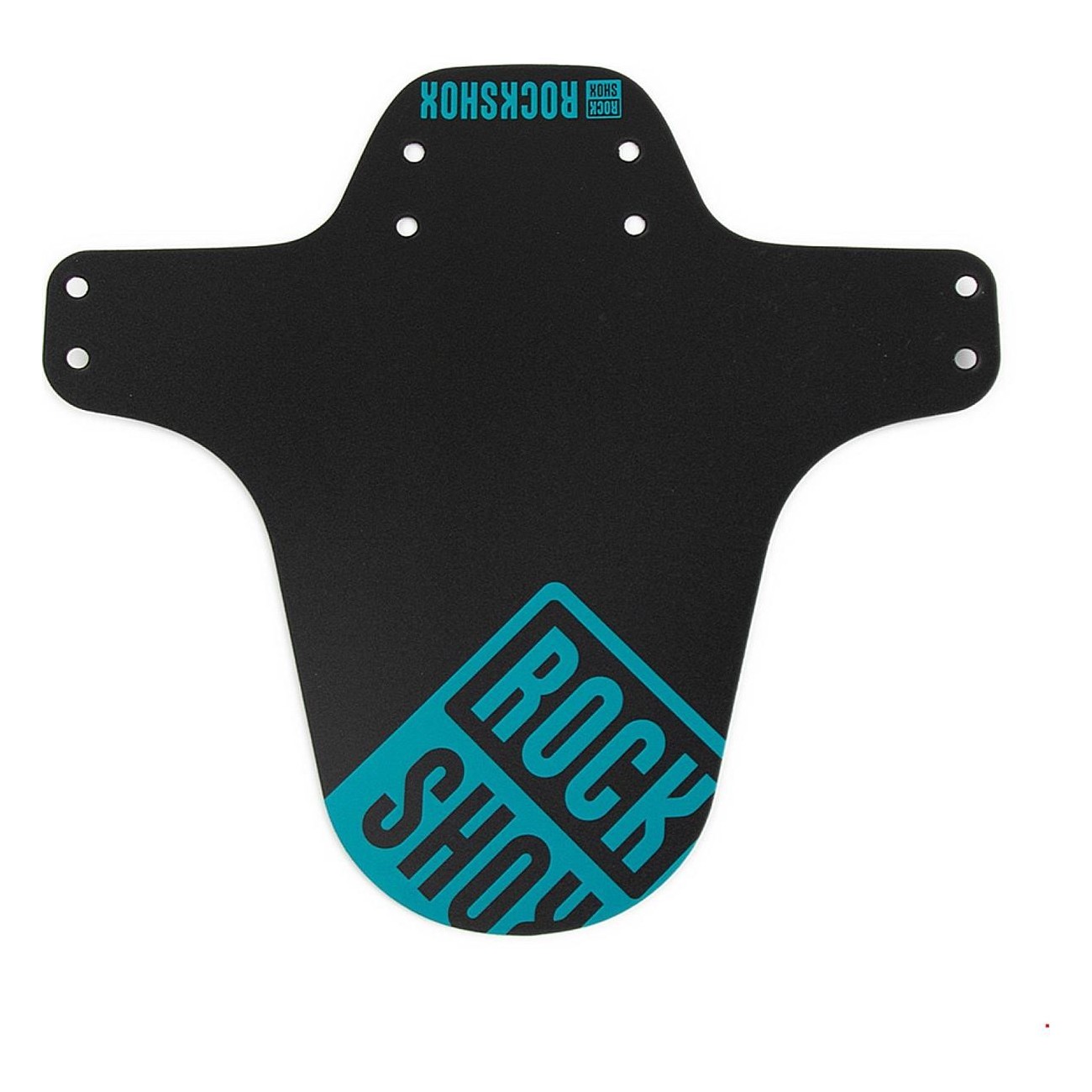 RockShox MTB Mudguard Black-Turquoise with Advanced Fork Protection - 1