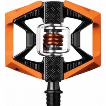 Pedales CRANKBROTHERS Double Shot 2 Naranja/Negro para MTB y Ciudad - 1