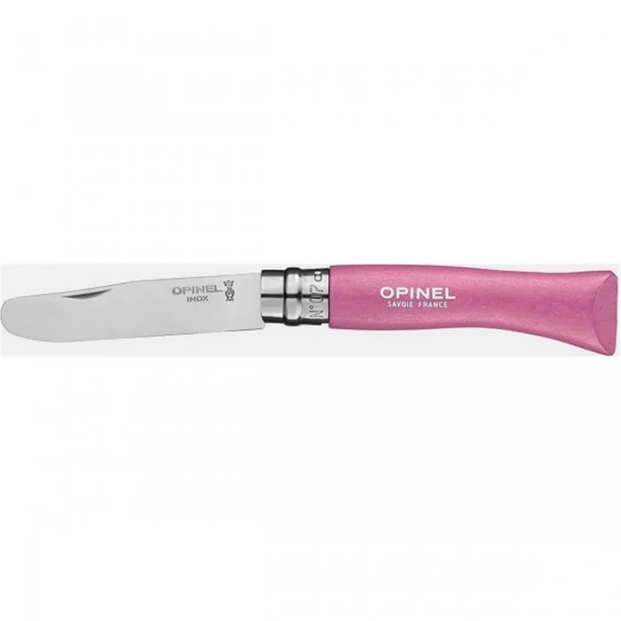 Mon Premier Opinel Fuchsia - Couteau Sûr pour Enfants avec Lame Ronde (Pack de 6) - 1