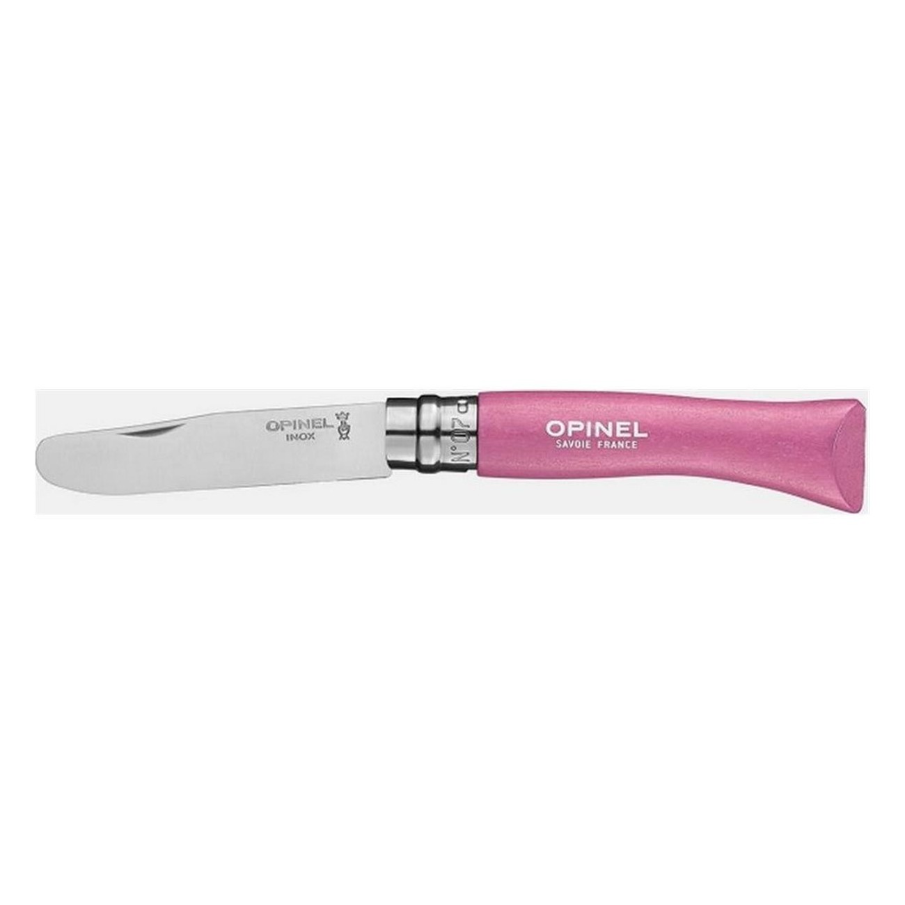 Mon Premier Opinel Fuchsia - Couteau Sûr pour Enfants avec Lame Ronde (Pack de 6) - 1