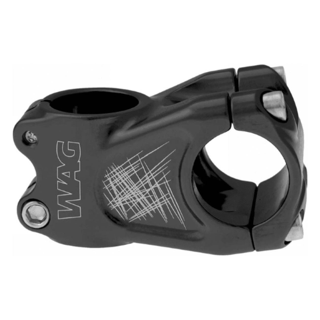 MTB Lenker Vorbau 50mm 10° aus CNC-Aluminium Schwarz, Leicht und Robust - 1