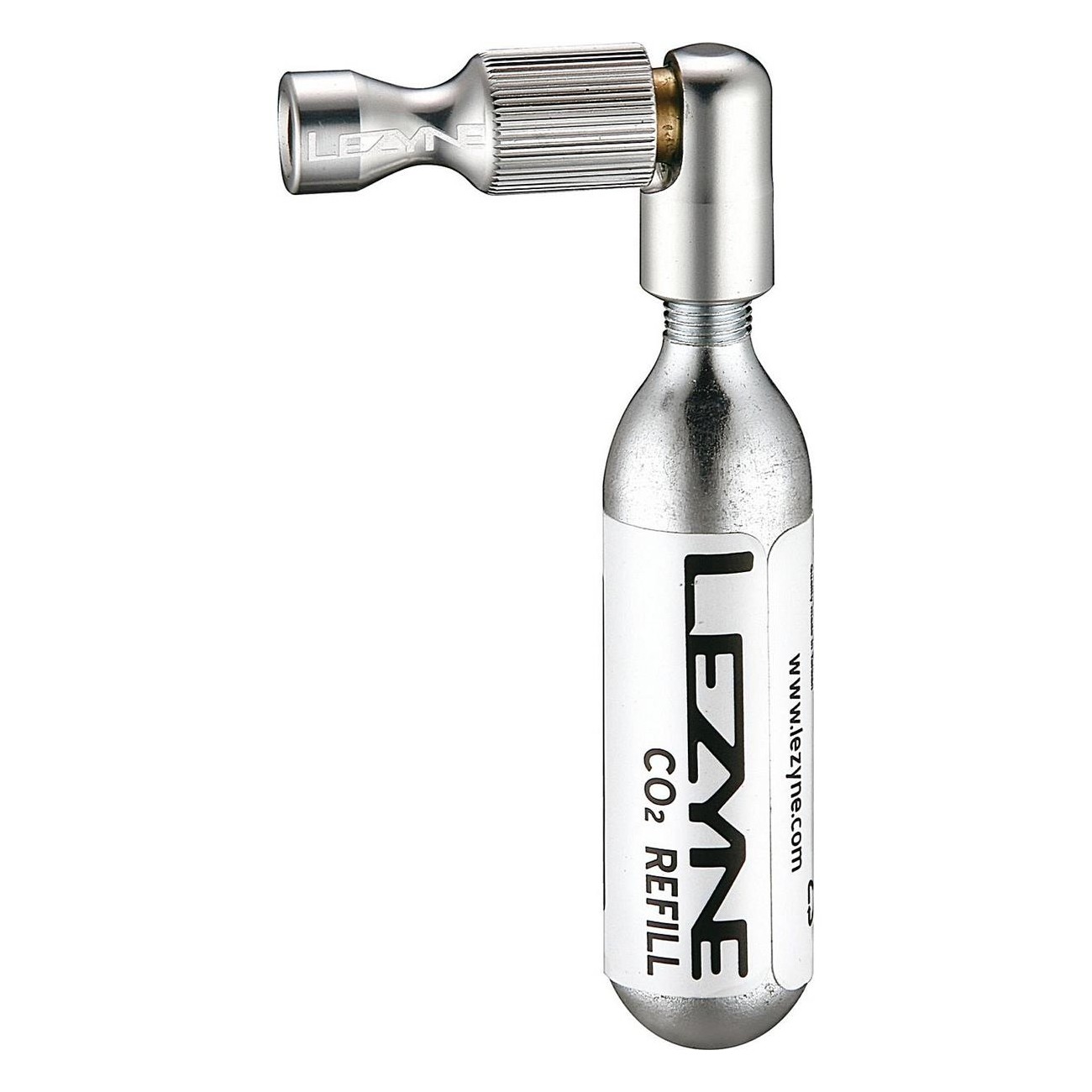 Lezyne CO2 Bomba Trigger Drive Plata con Cartucho de 16g - Inflado Preciso - 1