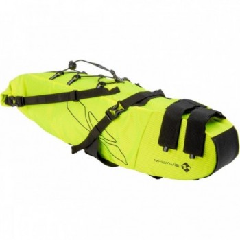 M-Wave Rough Ride L 11L Wasserdicht Rucksack Gelb Neon mit hoher Sichtbarkeit - 1